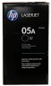 Картридж HP CE505A (05A) оригинальный для HP LaserJet P2030/ P2035/ P2050/ P2055, чёрный, 2300 страниц