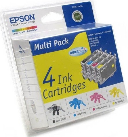 Картридж T04614ABA/T0462 Epson ST C63/65 (комплект 4 шт) C13T04624A10 