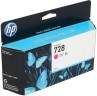 Картридж HP №728 (F9K16A) оригинальный для HP DesignJet T730/ T830, пурпурный 300 мл.