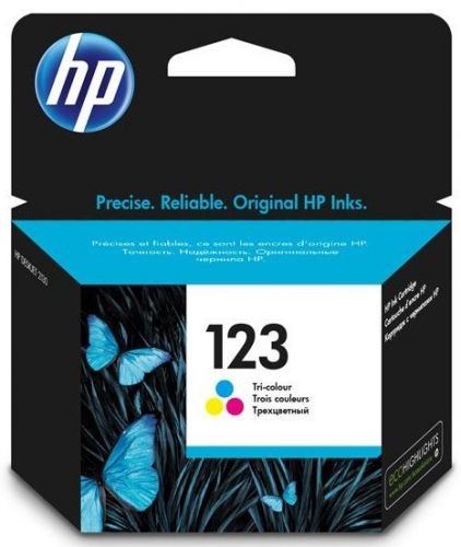 Картридж HP №123 (F6V16AE) оригинальный для HP DeskJet 2130/ 2630/ 3639, цветной, 100 стр.