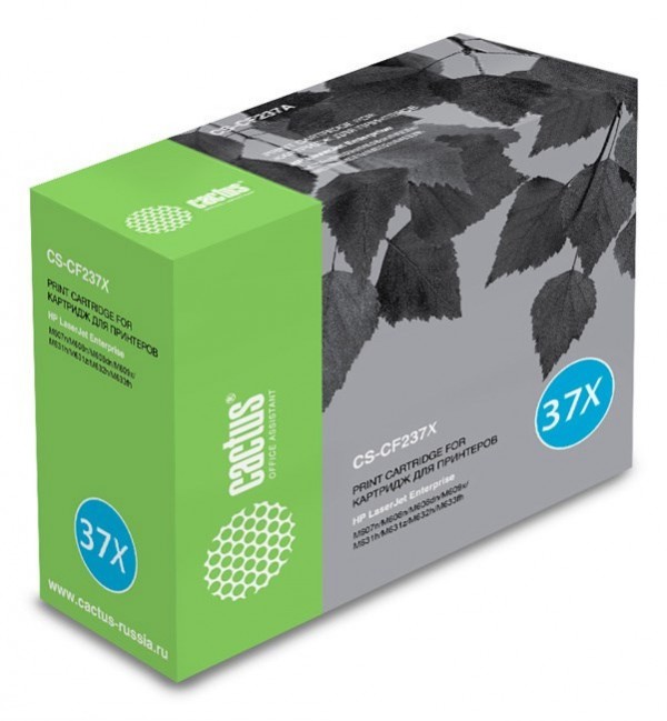 Картридж лазерный Cactus CS-CF237X черный (25000стр.) для HP LJ M608n/M608dn/M609x/M631h/M631z/M632h