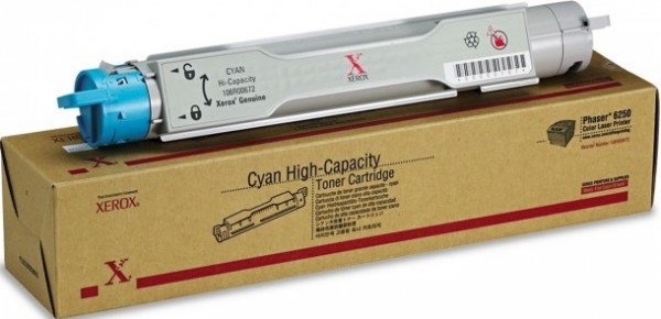 Картридж Xerox 106R00672 оригинальный для Xerox Phaser 6250, cyan, увеличенный, (8000 страниц)