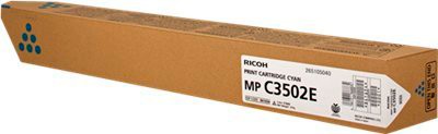 Картридж Ricoh MPC3502E (842019) оригинальный для Ricoh Aficio MP C3002/ C3502, голубой, 18000 стр.