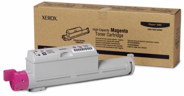 Картридж Xerox 106R01219 оригинальный для Xerox Phaser 6360, magenta, увеличенный (12000 страниц)