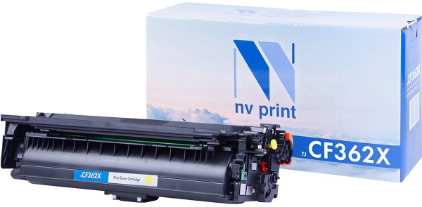 Картридж NV Print CF362X Yellow для принтеров HP LJ Color M552/ M553 (9500k)