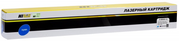 Тонер-картридж Hi-Black (HB-C-EXV51 C) для Canon iR Advance C5535i/ C5540i/ C5550i/ C5560i, Cyan, 60K