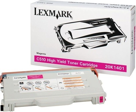Картридж Lexmark 20K1401 оригинальный для Lexmark C510, magenta, увеличенный, 6600 стр.