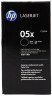 Картридж HP CE505X (05X) оригинальный для HP LaserJet P2030/ P2035/ P2050/ P2055, чёрный, увеличенный, 6500 страниц