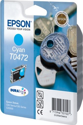 Картридж T0472 Epson ST C63/65 голубой C13T04724A10