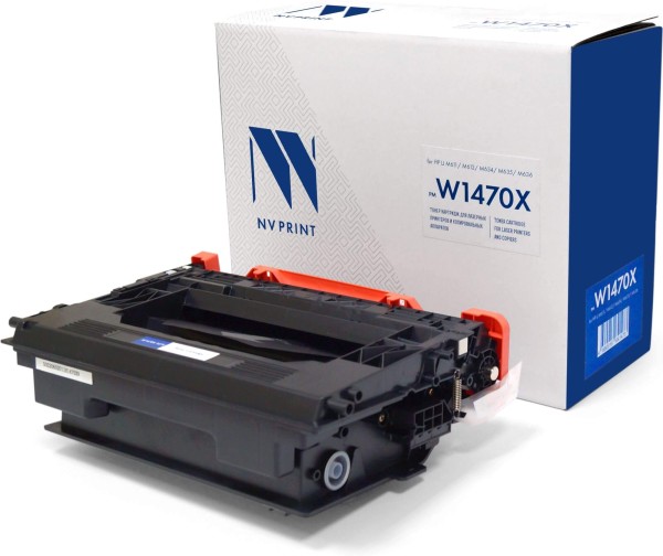 Картридж NV Print W1470X (NV-W1470X) для HP LaserJet Enterprise M610dn/ 611dn/ 612dn/ MFP M634/ 635, чёрный, 25200 стр.