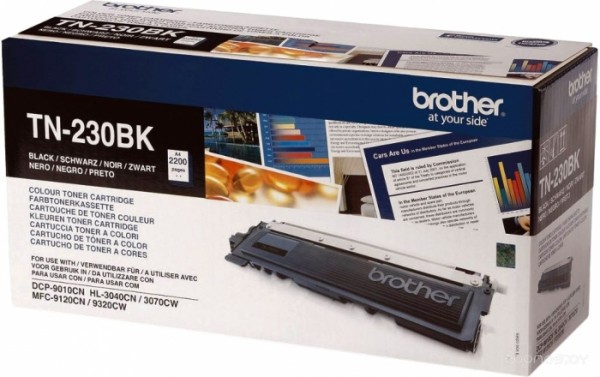 Картридж Brother TN-230Bk (TN230Bk) оригинальный для Brother HL-3040/ HL-3070/ DCP-9010CN/ MFC-9120CN/ MFC-9125/ MFC-9130/ MFC-9320 black (2 200 стр.)