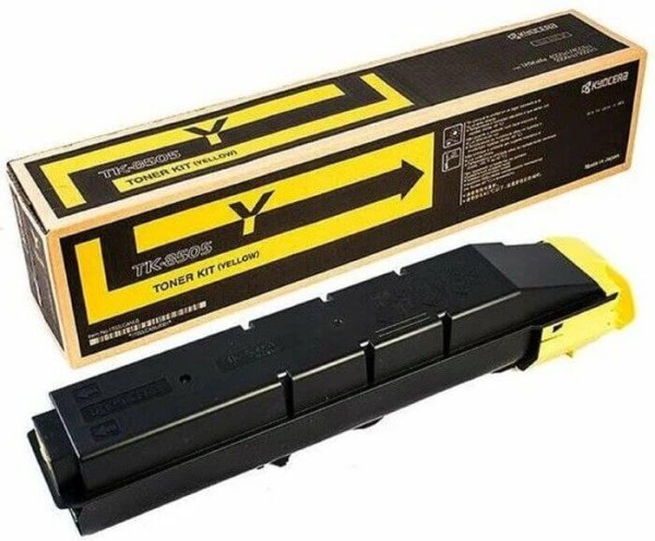 Картридж Kyocera TK-8505Y (1T02LCANL0) Yellow оригинальный для Kyocera TASKalfa 4550ci/ 5550ci, жёлтый, 20 000 страниц