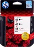 Набор оригинальных картриджей HP 46 (F6T40AE) для DJ 2520/ 2020, 2 черных & 1 цветной