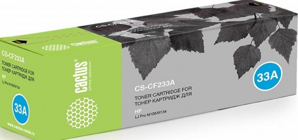 Картридж Cactus CF233A (CS-CF233A) для принтеров HP LaserJet Pro M106/ M134 черный 2300 страниц