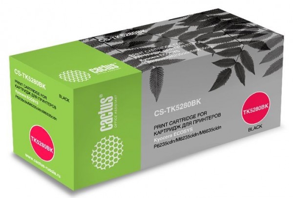 Картридж лазерный Cactus CS-TK5280BK черный (13000стр.) для Kyocera Ecosys P6235cdn/M6235cidn/M6635cidn