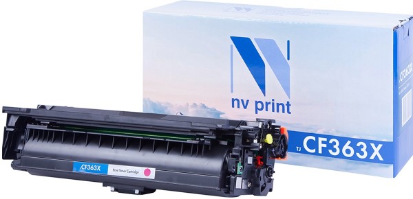 Картридж NV Print CF363X Magenta для принтеров HP LJ Color M552/ M553 (9500k)