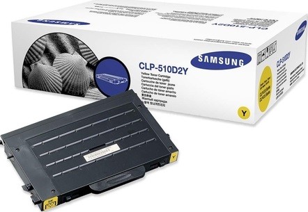 Картридж Samsung CLP-510D5Y оригинальный для принтера Samsung CLP-510/ CLP-511/ CLP-515, желтый, (5000 стр.)