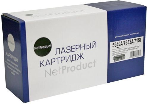 Картридж NetProduct (N-Q5949A/Q7553A) для HP LJ 1160/ 1320/ P2015/ Canon 715, Универс., 3K