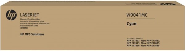 Картридж HP W9041MC Cyan оригинальный для принтера HP LaserJet E77825/ E77822/ E77830, голубой, 32000 стр.
