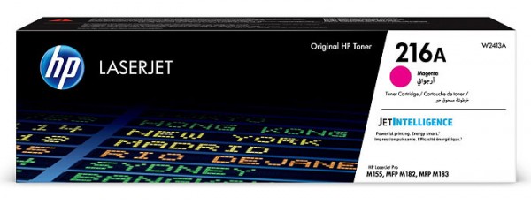 Картридж HP W2413A (216A) оригинальный для принтера HP Color Laser Jet Pro MFP M182/ M183, magenta, 850 страниц