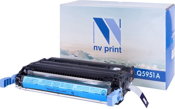 Картридж NV Print Q5951A Cyan для принтеров HP LJ Color 4700 (10000k)