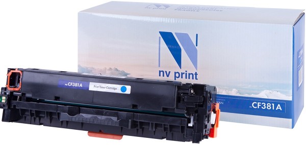 Картридж NV Print CF381A Cyan для принтеров HP CLJ Pro MFP M476 (2700k)