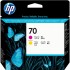 Картридж HP Designjet Z2100/Z3100/Photosmart Pro B9100 (C9406A) пурпурная и желтая №70