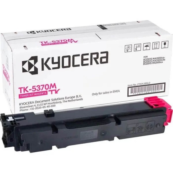 Картридж Kyocera TK-5370M (1T02YJBNL0) Magenta оригинальный для Kyocera ECOSYS MA3500cifx/ MA3500cix/ PA3500cx, пурпурный, 5000 страниц