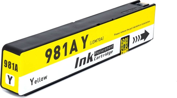 Картридж NV Print 981A (NV-J3M70A) Yellow для HP PageWide 556/ 586, жёлтый, 100мл.