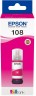 Чернила Epson C13T09C34A (108 Magenta) оригинальные для Epson EcoTank L8050/ L18050, пурпурный, 70мл