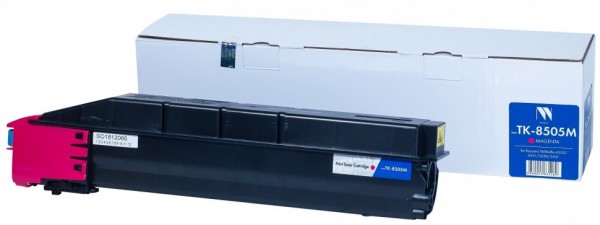 Картридж NV Print совместимый NV-TK-8505 Magenta для принтеров Kyocera TASKalfa-4550/ 4551/ 5550/ 5551 20000 копий