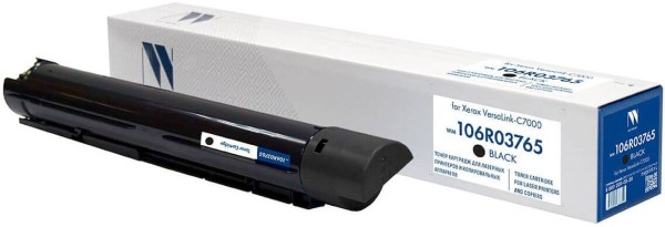 Тонер-Картридж NV Print 106R03765 (NV-106R03765BK) Black для принтеров Xerox VersaLink C7000/ C7000N/ C7000DN, увеличенный, 10700 страниц