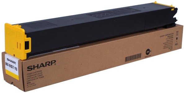 Картридж Sharp (MX-60GTYB/ MX-61GTYB/ MX60GTYB/ MX61GTYB) оригинальный для Sharp Sphinx/ Phoenix/ Griffin, желтый, 12000 стр.