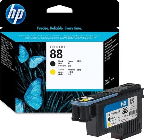 Картридж HP Officejet Pro K550 (C9381A) головка черно-желтый №88