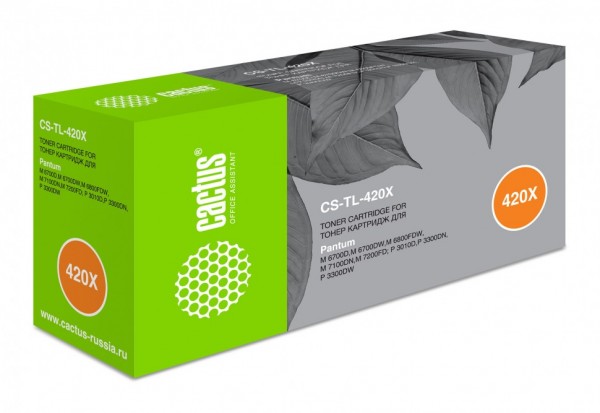 Картридж лазерный Cactus CS-TL-420X для Pantum P3010D/P3010DW/P3300D/P3300DN/P3300DN(RU)/P3300DW черный (6000стр.)