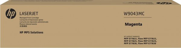 Картридж HP W9043MC Magenta оригинальный для принтера HP LaserJet E77825/ E77822/ E77830, пурпурный, 32000 стр.