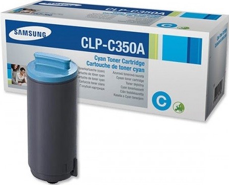 Картридж Samsung CLP-C350A для принтеров Samsung CLP-350N голубой, оригинальный (2000 стр.)