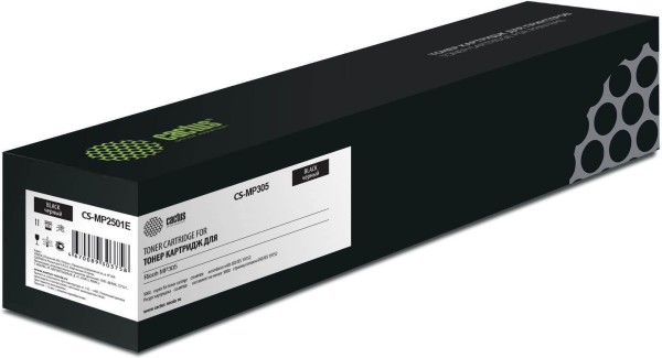 Картридж Cactus Type MP2501E 842341 (CS-MP2501E) Black для Ricoh Aficio MP2001/ MP2501, чёрный, 9000 стр.