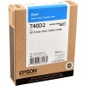 Картридж Epson C13T40D240 (T40D2) Cyan оригинальный для Epson SureColor SC-T3100/ SC-T5100, голубой, 50мл