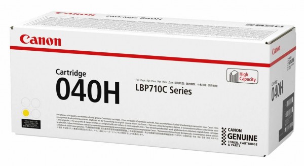 Картридж Canon 040HY (0455C001) оригинальный для принтера Canon LBP710Cx/ 712Cx, yellow, 10000 страниц