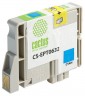 Картридж струйный Cactus CS-EPT0632 голубой (10мл) для Epson Stylus C67/C87/CX3700/CX4100/CX4700