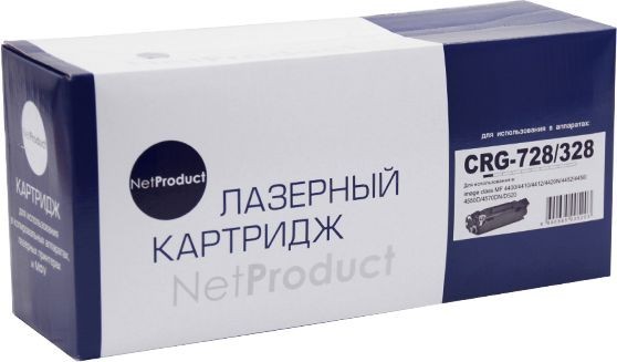 Картридж NetProduct (N-№728/328) для Canon MF-4410/ 4430/ 4450/ 4570/ 4580, 2,1K
