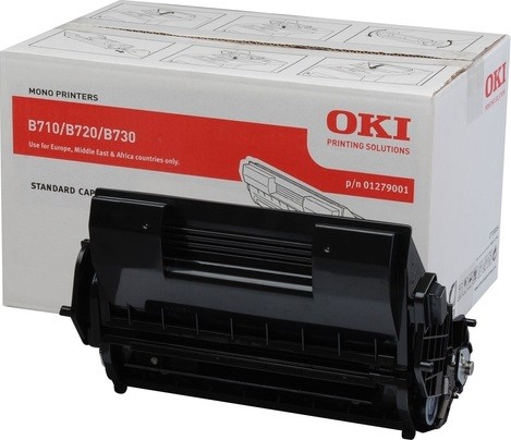 Картридж OKI (01279001) оригинальный для принтера OKI B710/ B720/ B730, чёрный, 15000 стр.