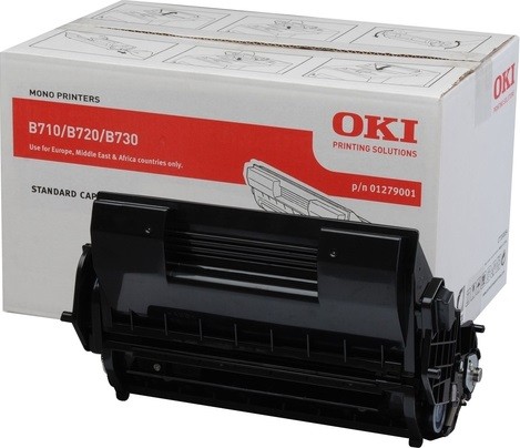 Картридж OKI (01279001) оригинальный для принтера OKI B710/ B720/ B730, чёрный, 15000 стр.