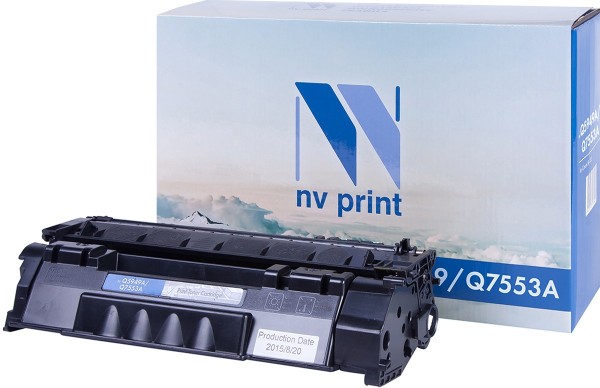 Картридж NV Print Q5949A/ Q7553A для принтеров HP LaserJet 1160/ 1320tn/ 3390/ 3392/ P2014/ P2015/ P2015dn/ P2015n/ P2015x/ M2727nf/ M2727nfs (3000k)