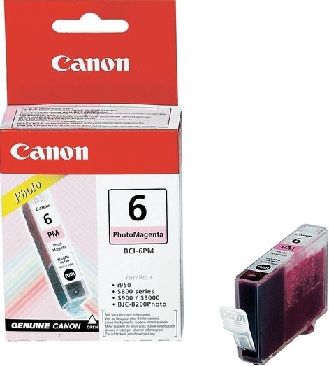 4710A002 Canon BCI-6РМ Картридж для S800 series/S900/S9000/BJC-8200Photo/i950, Фото-Пурпурный(Photo-Magenta), 270 стр.