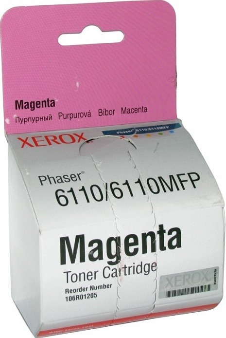 Картридж Xerox 106R01205 оригинальный для Xerox Phaser 6110, magenta, (1000 страниц)