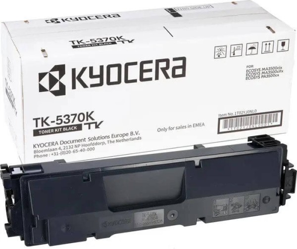 Картридж Kyocera TK-5370K (1T02YJ0NL0) оригинальный для Kyocera ECOSYS MA3500cifx/ MA3500cix/ PA3500cx, чёрный, 7000 стр.