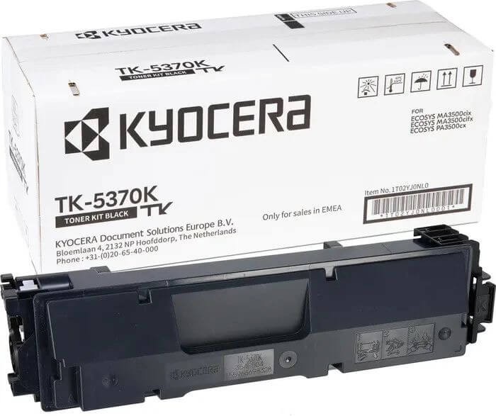 Картридж Kyocera TK-5370K (1T02YJ0NL0) оригинальный для Kyocera ECOSYS MA3500cifx/ MA3500cix/ PA3500cx, чёрный, 7000 стр.
