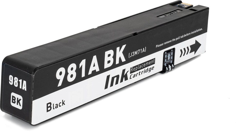 Картридж NV Print 981A (NV-J3M71A) Black для HP PageWide 556/ 586, чёрный, 160мл.